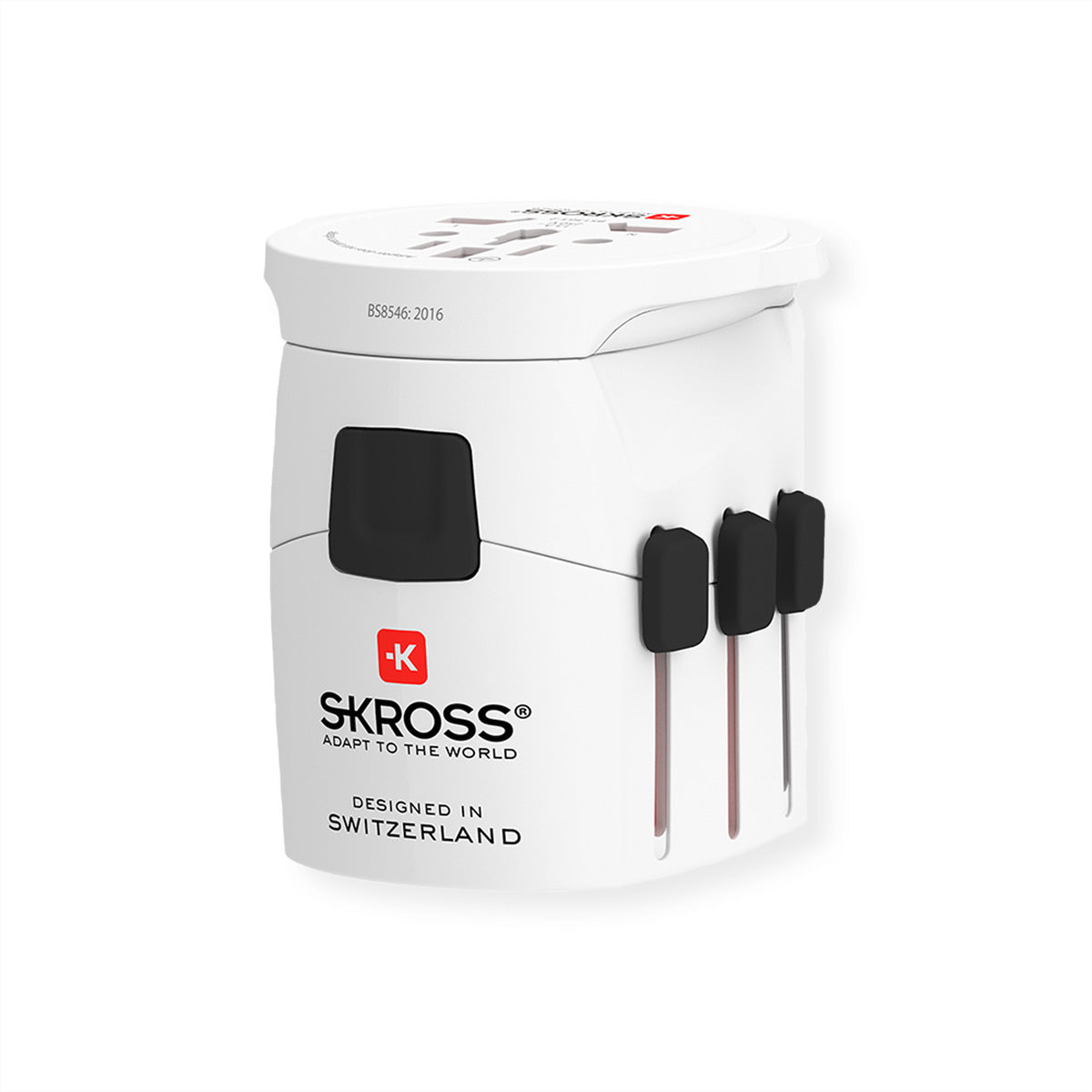 SKROSS PRO Light World Reiseadapter – Universal zu Universal, 100–250 V, 1575 W