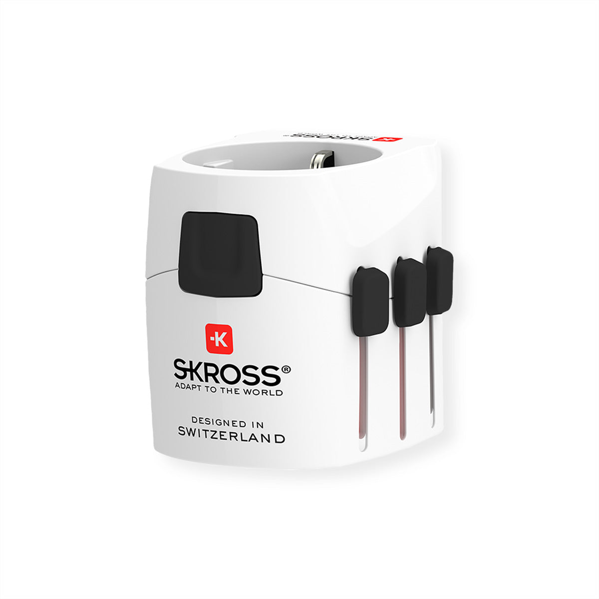 SKROSS PRO Light World Reiseadapter – Universal zu Universal, 100–250 V, 1575 W