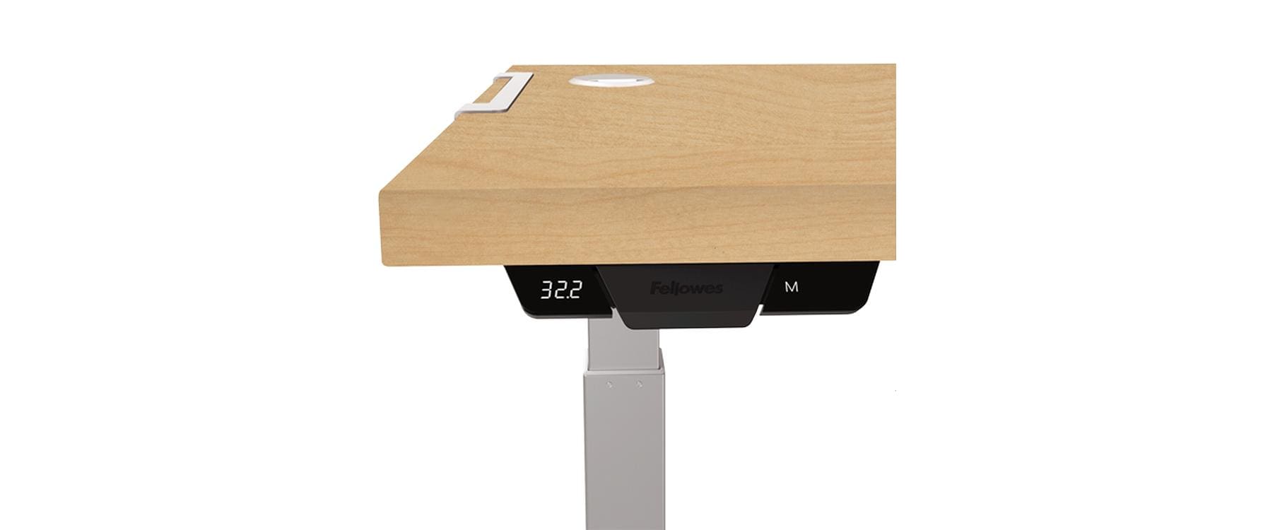 Fellowes Tischplatte – 1'800 × 800 × 25 mm, Ahorn, Melamin, für Levado & Cambio