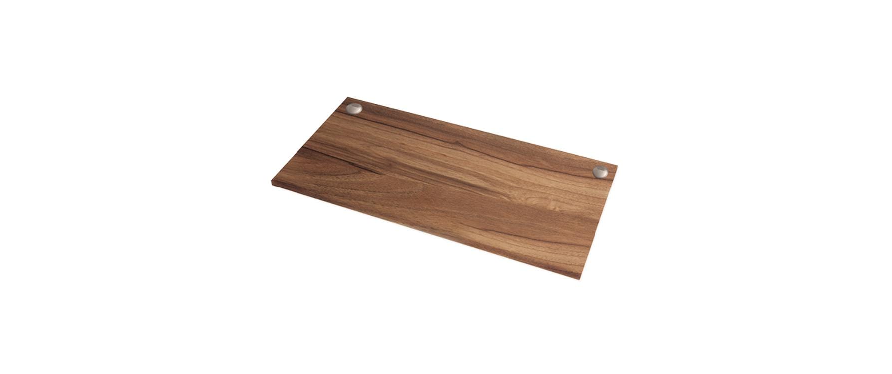 Fellowes Tischplatte – 180 × 80 × 2,5 cm – Walnuss – für Levado, Cambio