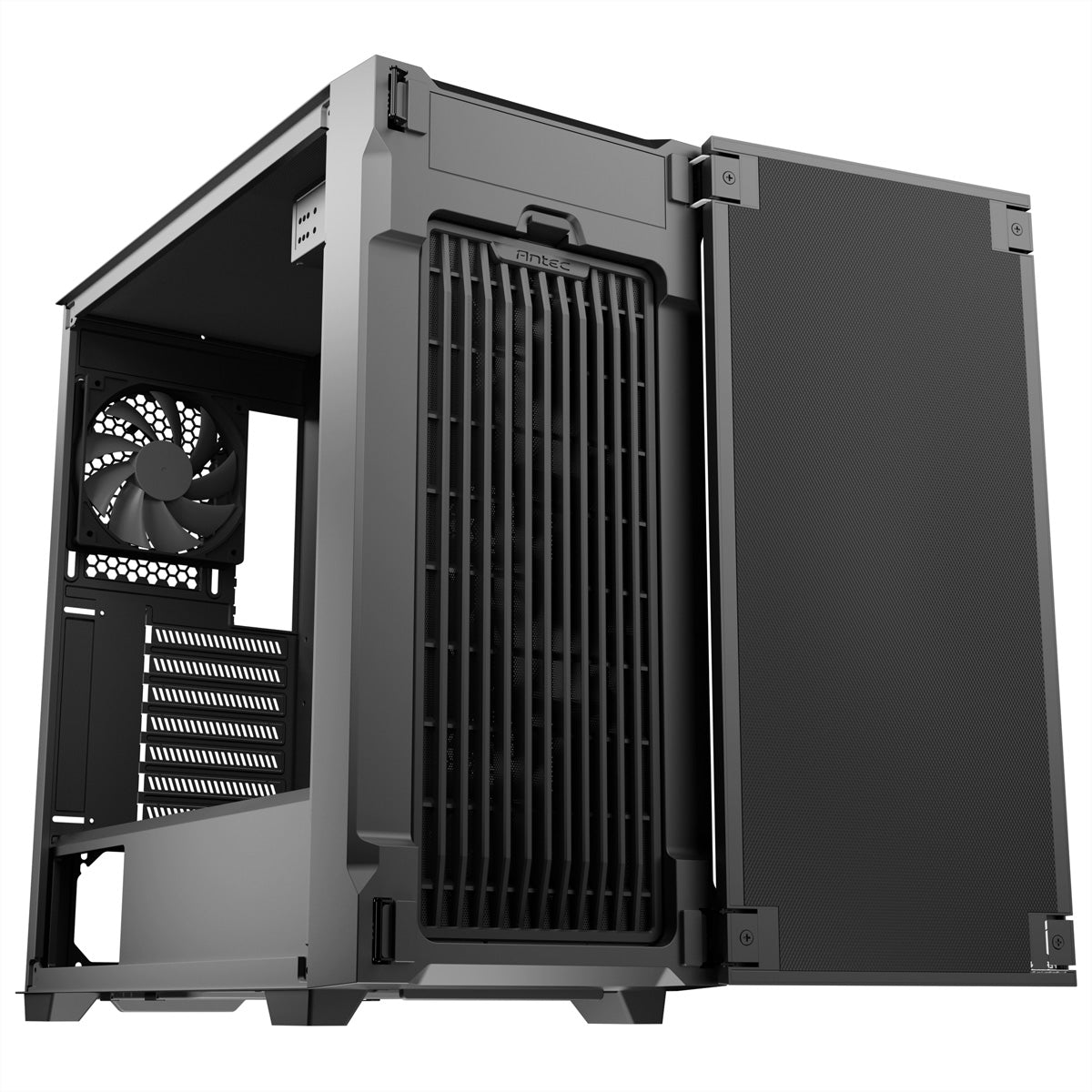 Antec P10C – PC-Gehäuse – Midi-Tower, ATX, Schwarz, 7×PCIe, 3×3,5", 3×2,5", 3×120 mm Front