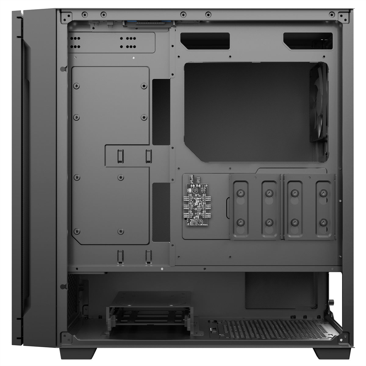 Antec P10C – PC-Gehäuse – Midi-Tower, ATX, Schwarz, 7×PCIe, 3×3,5", 3×2,5", 3×120 mm Front