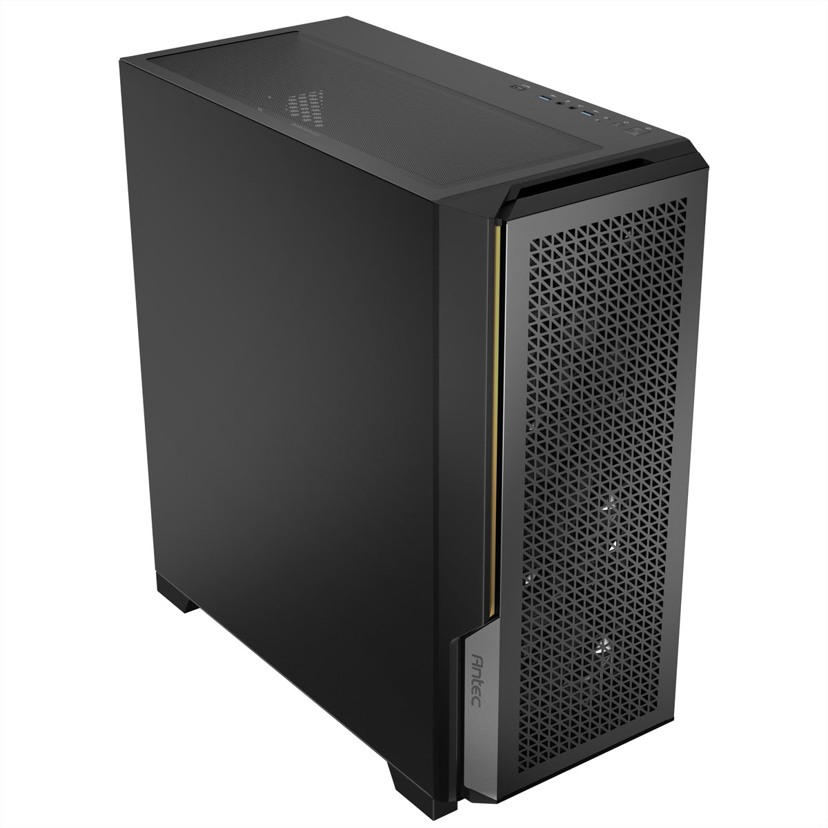 Antec P20CE – PC-Gehäuse (Midi-Tower, E-ATX) – Schwarz, 37,5 cm GPU, 3×120 mm Lüfter, USB-C 1×