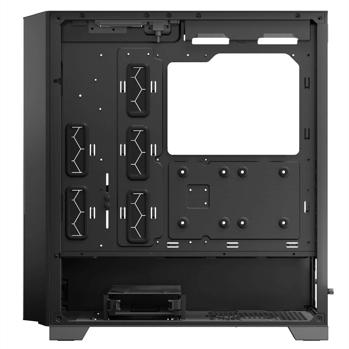 Antec P20CE – PC-Gehäuse (Midi-Tower, E-ATX) – Schwarz, 37,5 cm GPU, 3×120 mm Lüfter, USB-C 1×