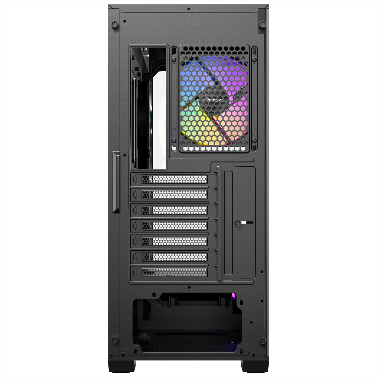 Antec Constellation C3 – PC-Gehäuse (Midi-Tower) – ATX, 4×ARGB-Lüfter, Type-C 3.2 Gen 2, Schwarz