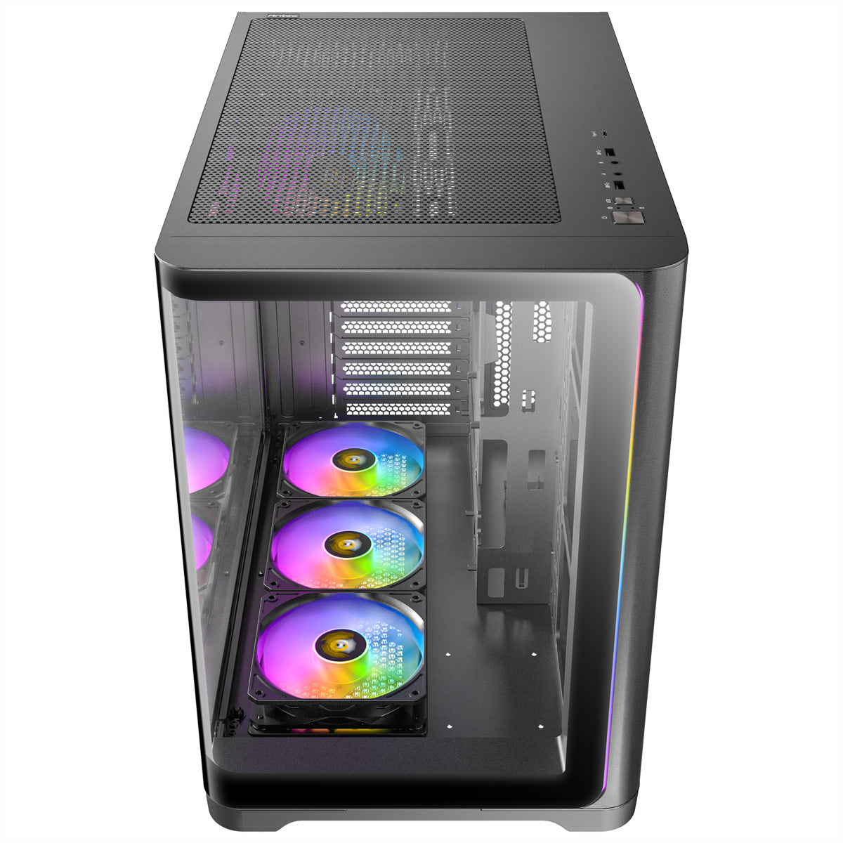Antec Constellation C5 Curve – PC-Gehäuse Midi-Tower – 4×120 mm Lüfter, USB-C 3,2 Gen2, 360 mm Radiator
