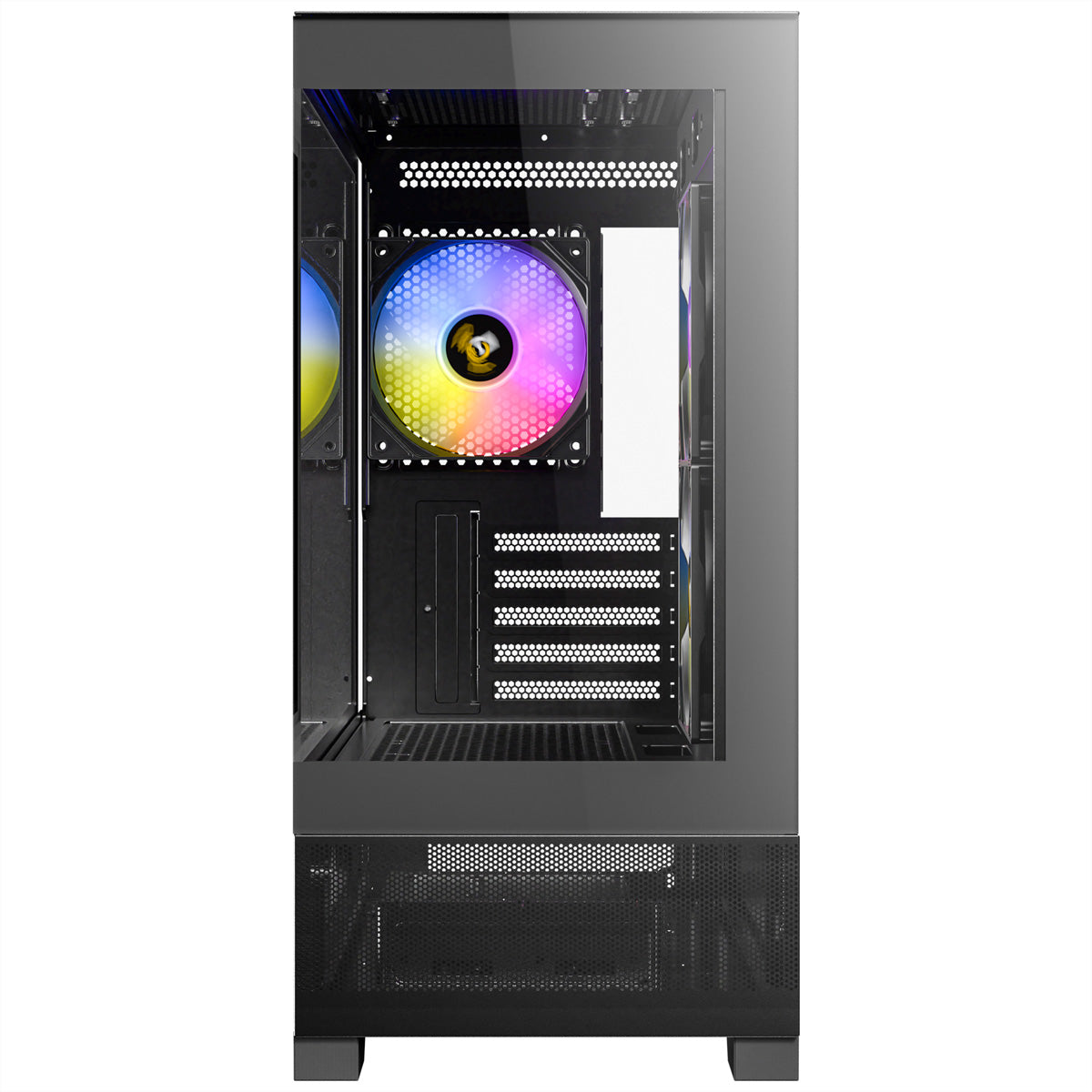 Antec CX500M ARGB Tower – Micro-ATX, gehärtetes Glas, 3x 120 mm ARGB Lüfter, USB-C 3,2 Gen 2