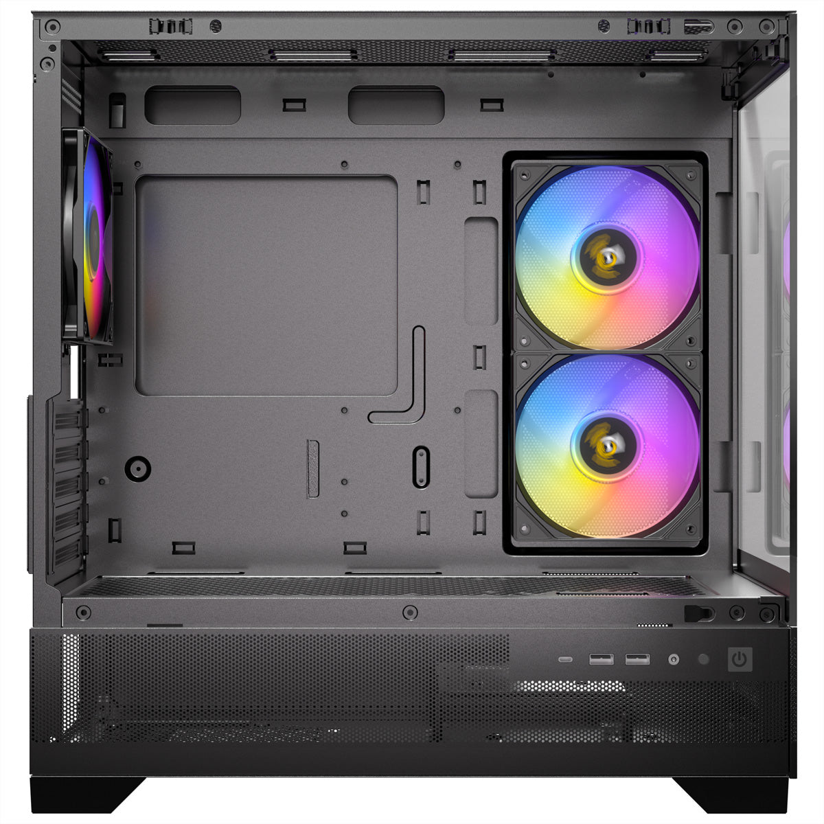 Antec CX500M ARGB Tower – Micro-ATX, gehärtetes Glas, 3x 120 mm ARGB Lüfter, USB-C 3,2 Gen 2