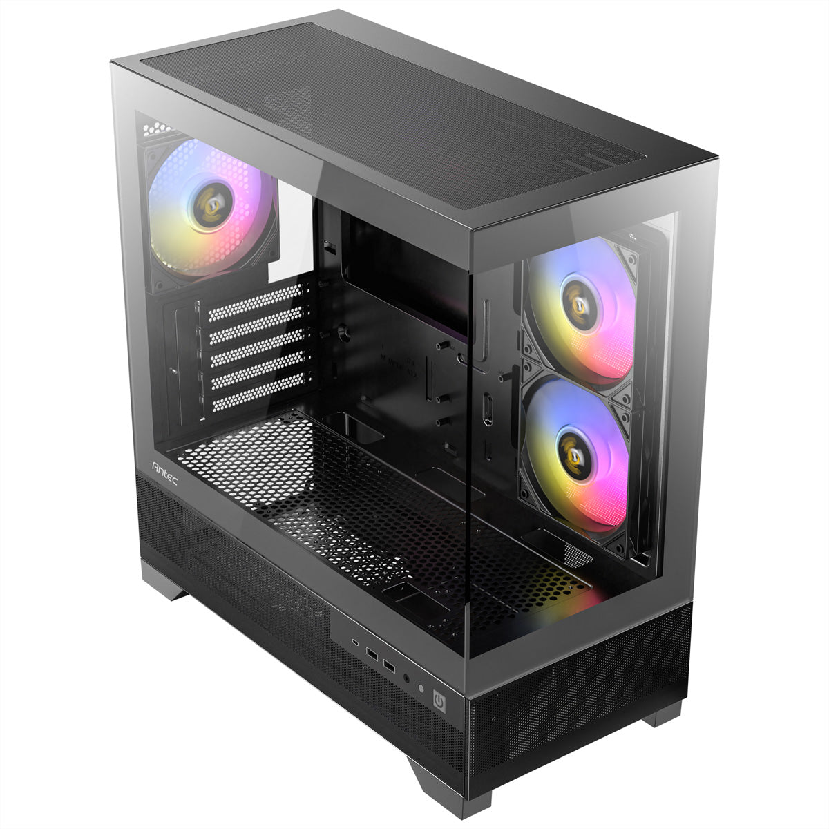 Antec CX500M ARGB Tower – Micro-ATX, gehärtetes Glas, 3x 120 mm ARGB Lüfter, USB-C 3,2 Gen 2