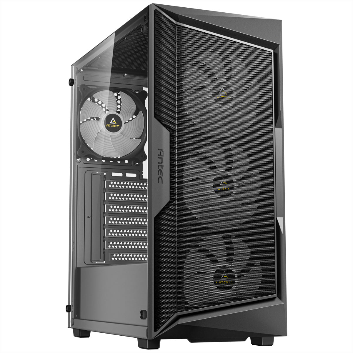 Antec AX61 Elite – PC-Gehäuse (Midi-Tower) – für ATX, micro ATX, ITX, Schwarz