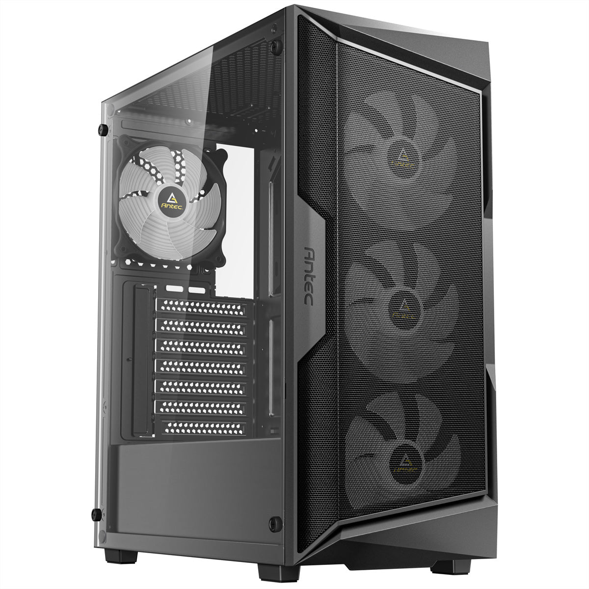 Antec AX61 Elite – PC-Gehäuse (Midi-Tower) – für ATX, micro ATX, ITX, Schwarz
