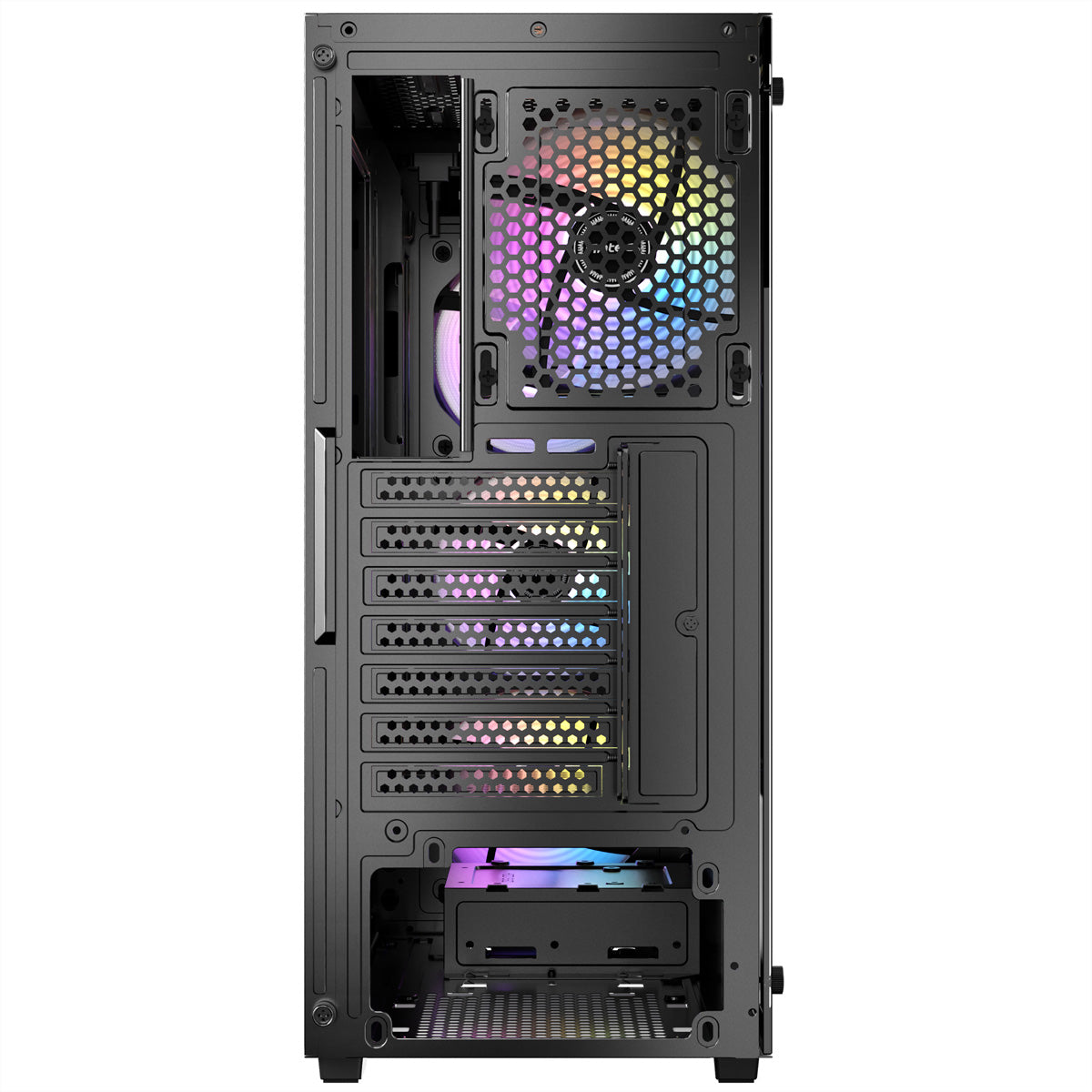 Antec AX61 Elite – PC-Gehäuse (Midi-Tower) – für ATX, micro ATX, ITX, Schwarz