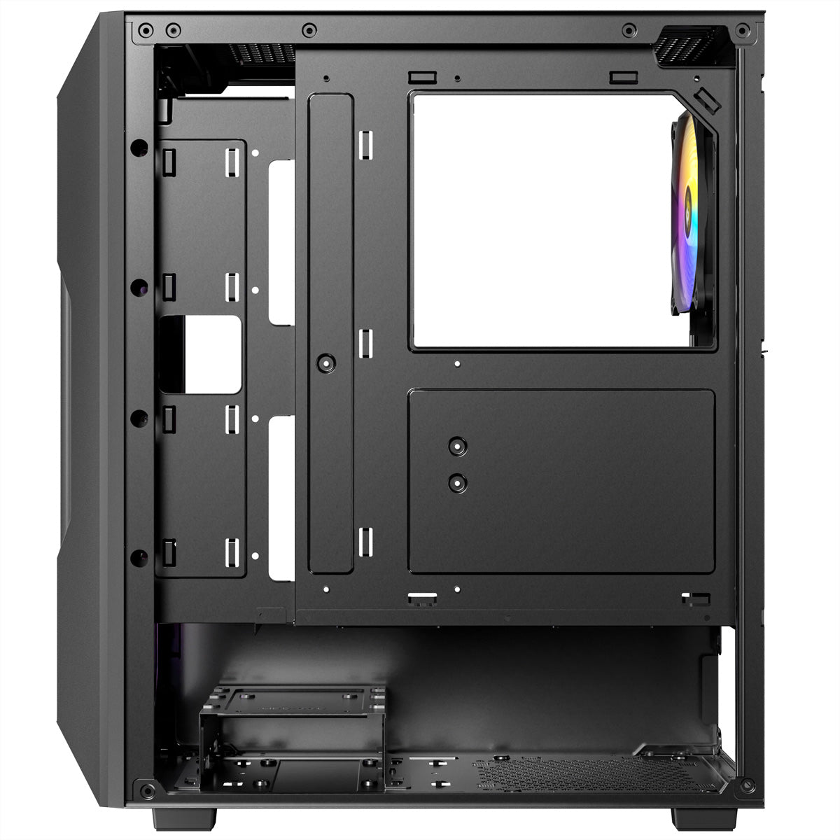 Antec AX61 Elite – PC-Gehäuse (Midi-Tower) – für ATX, micro ATX, ITX, Schwarz