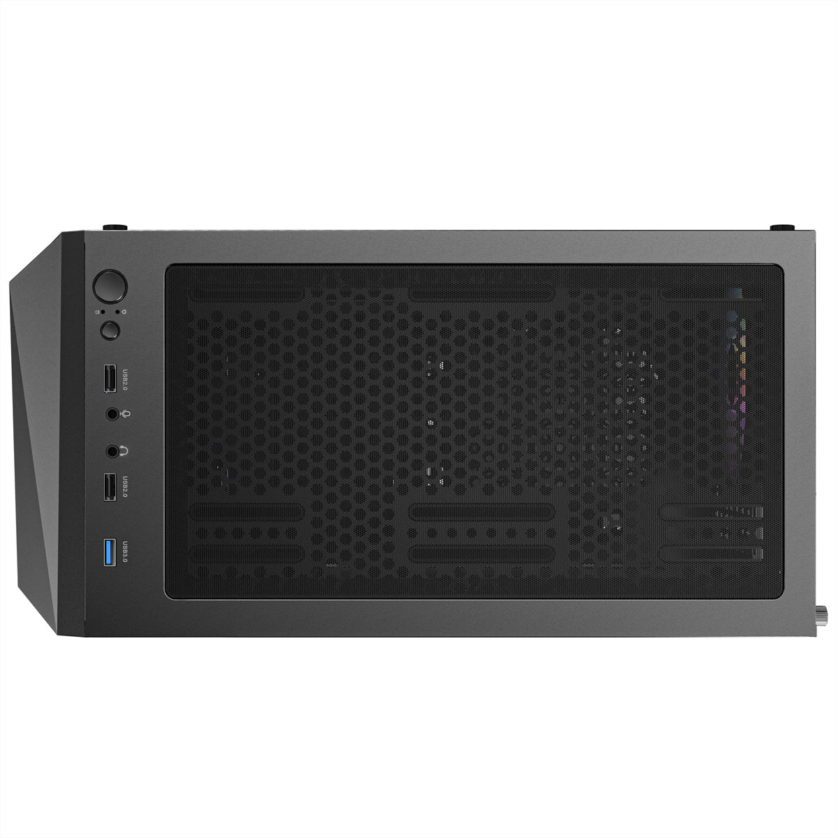 Antec AX61 Elite – PC-Gehäuse (Midi-Tower) – für ATX, micro ATX, ITX, Schwarz
