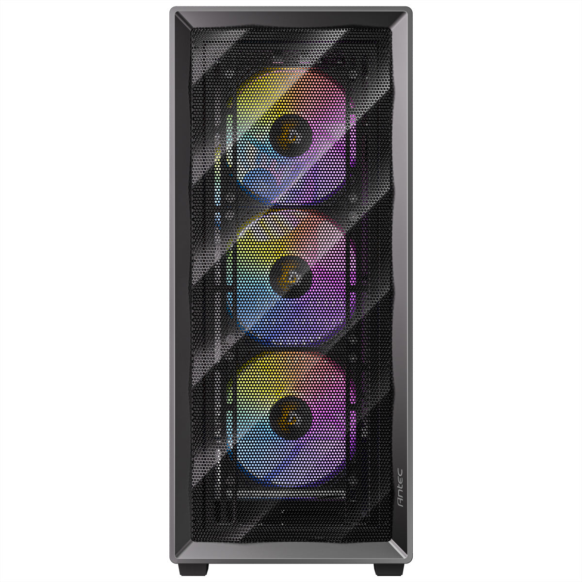 Antec AX85 – PC-Gehäuse – Midi Tower, für ATX, micro-ATX, Mini-ITX, 4×120 mm Lüfter, 360 mm Radiator, Schwarz