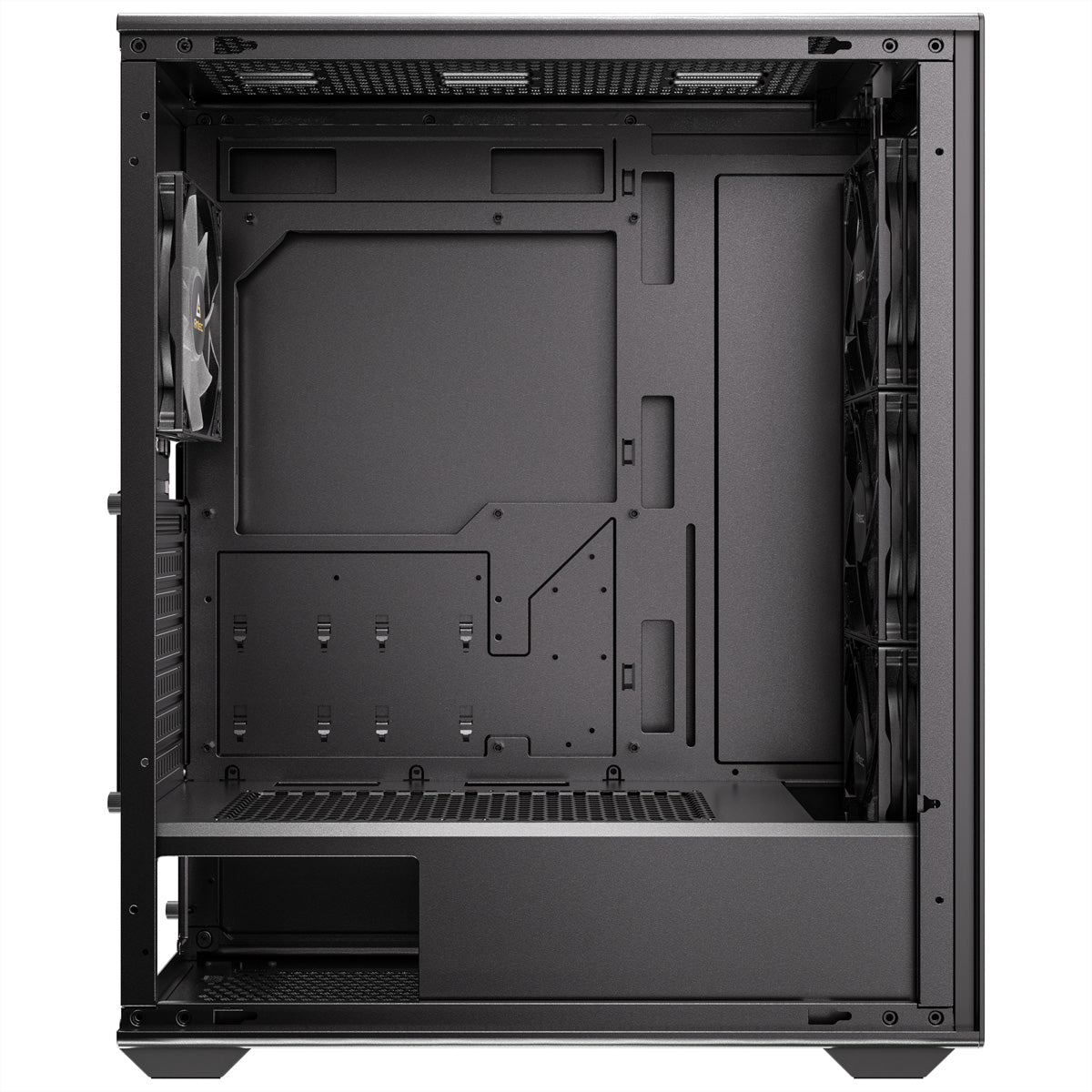 Antec AX85 – PC-Gehäuse – Midi Tower, für ATX, micro-ATX, Mini-ITX, 4×120 mm Lüfter, 360 mm Radiator, Schwarz