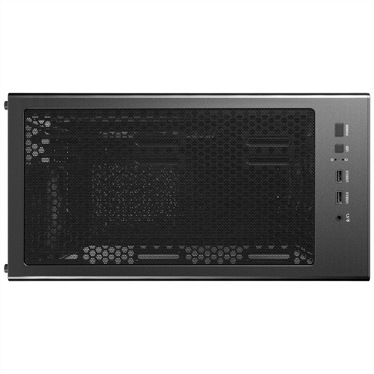 Antec AX85 – PC-Gehäuse – Midi Tower, für ATX, micro-ATX, Mini-ITX, 4×120 mm Lüfter, 360 mm Radiator, Schwarz