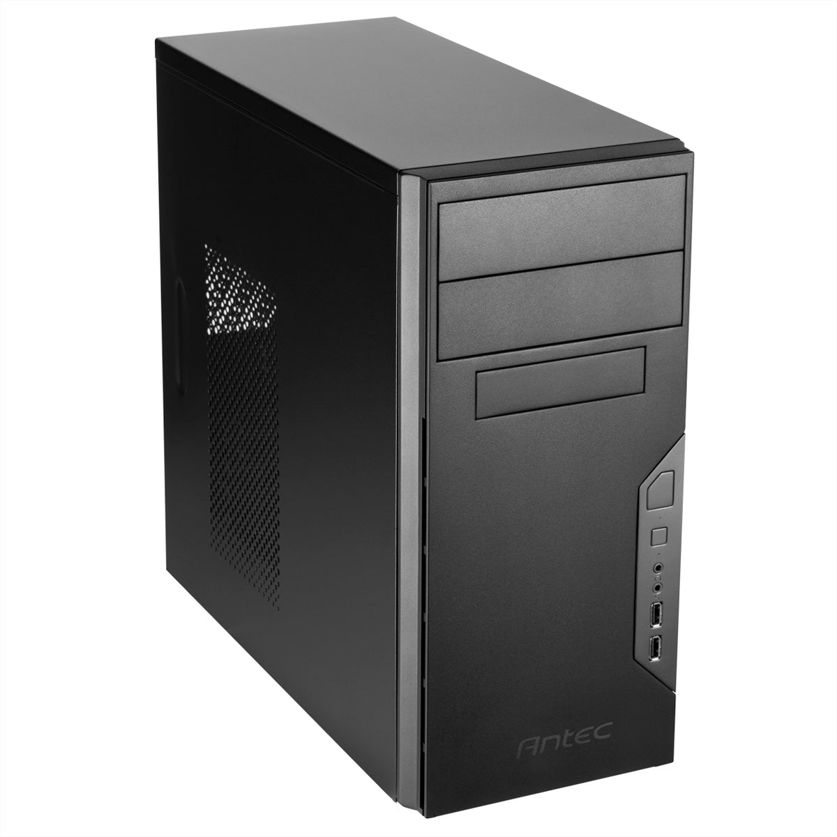 Antec VSK 3000B-U3/U2 – PC-Gehäuse – Minitower, Schwarz, 2×5,25", 2×3,5", 1×2,5", 365×173×393 mm