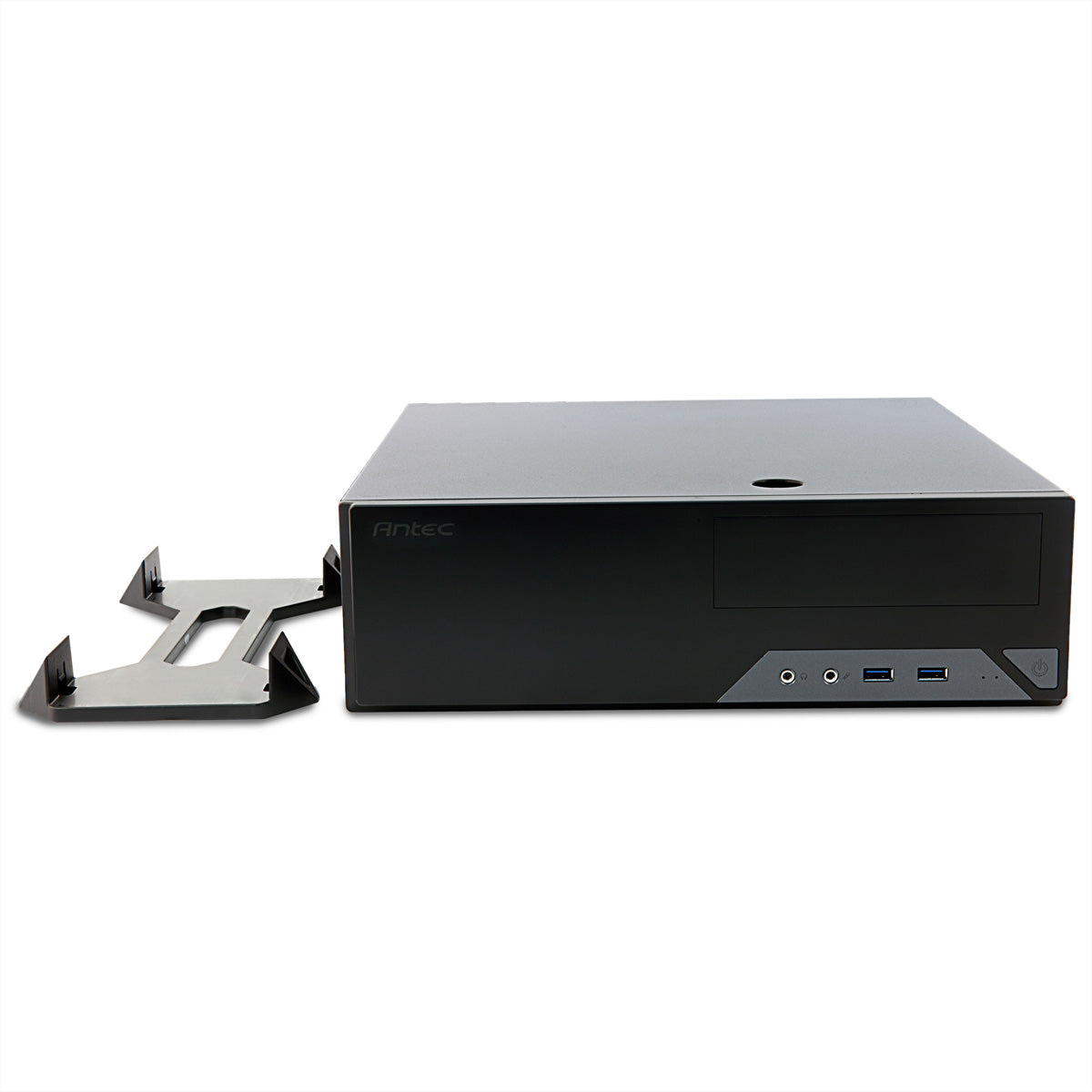 Antec VSK2000-U3 – PC-Gehäuse (Midi-Tower) – Micro-ATX/Mini-ITX, Max GPU 200 mm, 2×USB 3.0, Schwarz