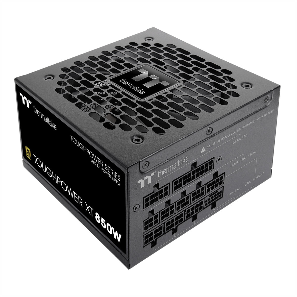 Thermaltake technology Thermaltake Toughpower XT ATX Netzteil 850 W – 80 PLUS Gold, vollmodular, ATX 3.1, PCIe 5.1 12V-2x6 – Schwarz