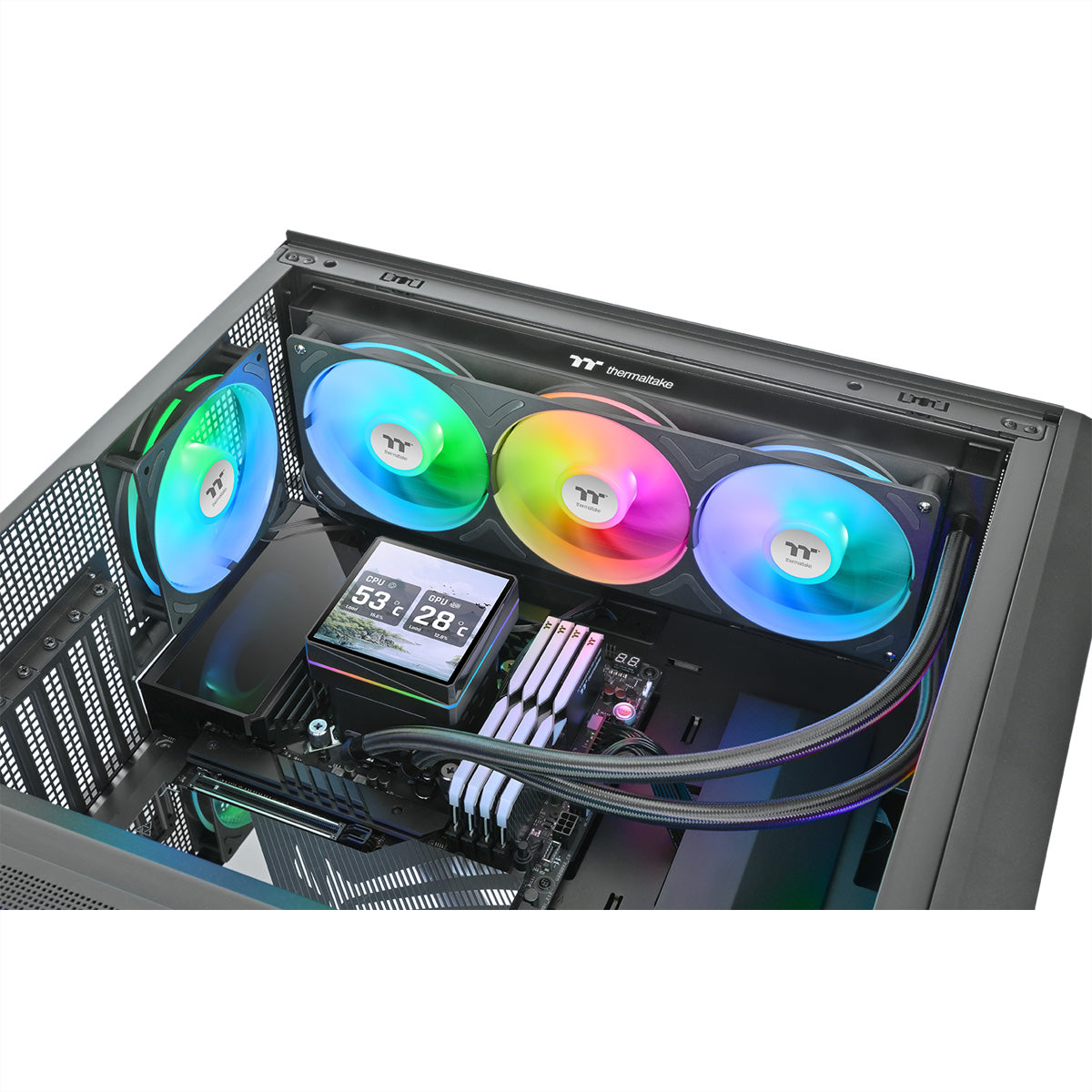 Thermaltake TH360 V3 Ultra ARGB Sync – Wasserkühlung – 360 mm, 3×120 mm, ARGB, für LGA 1700/AM5/AM4 u. a.