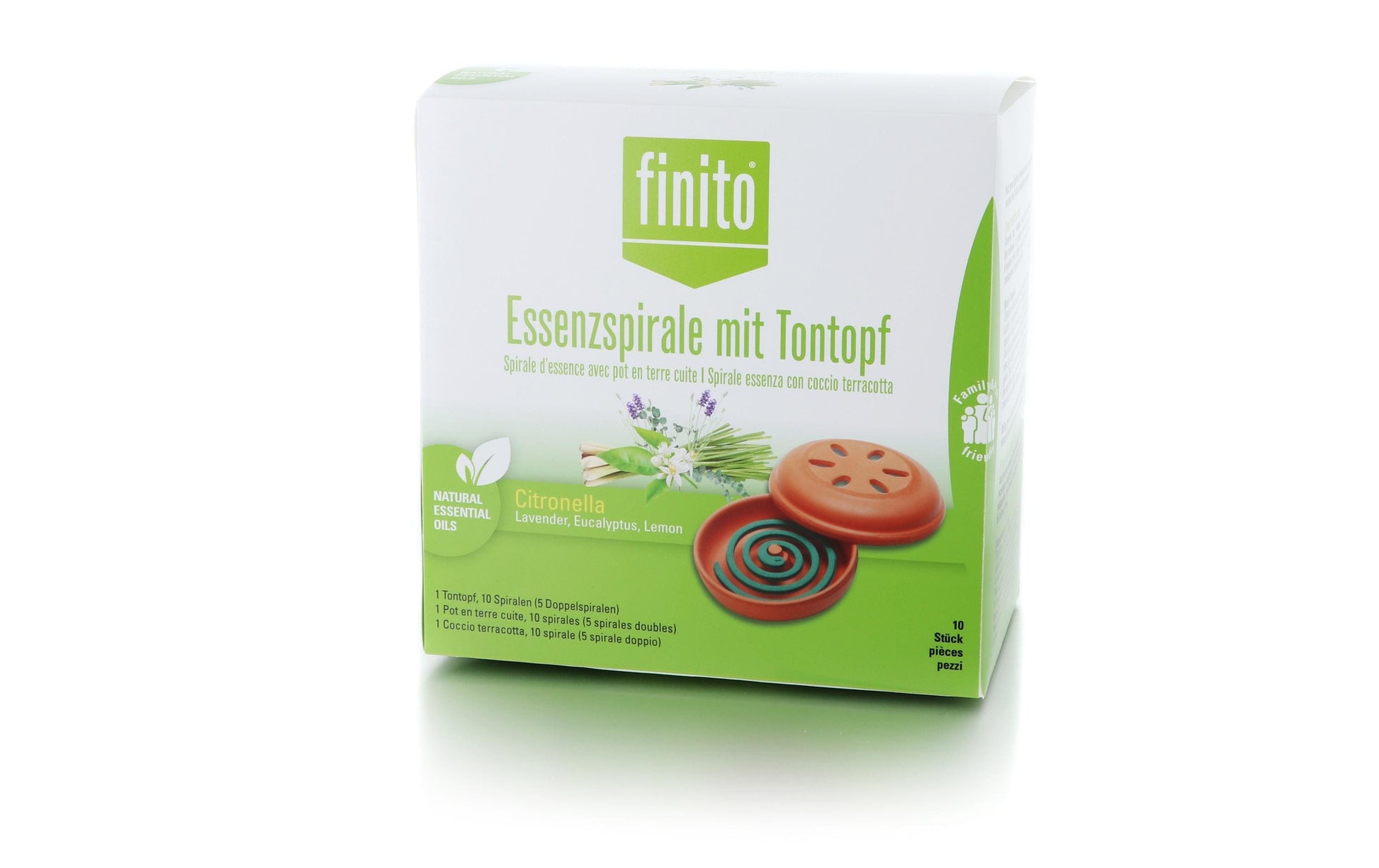 Finito green Insektenfalle – braun – Tontopf – für Mücken – 10 Stk.