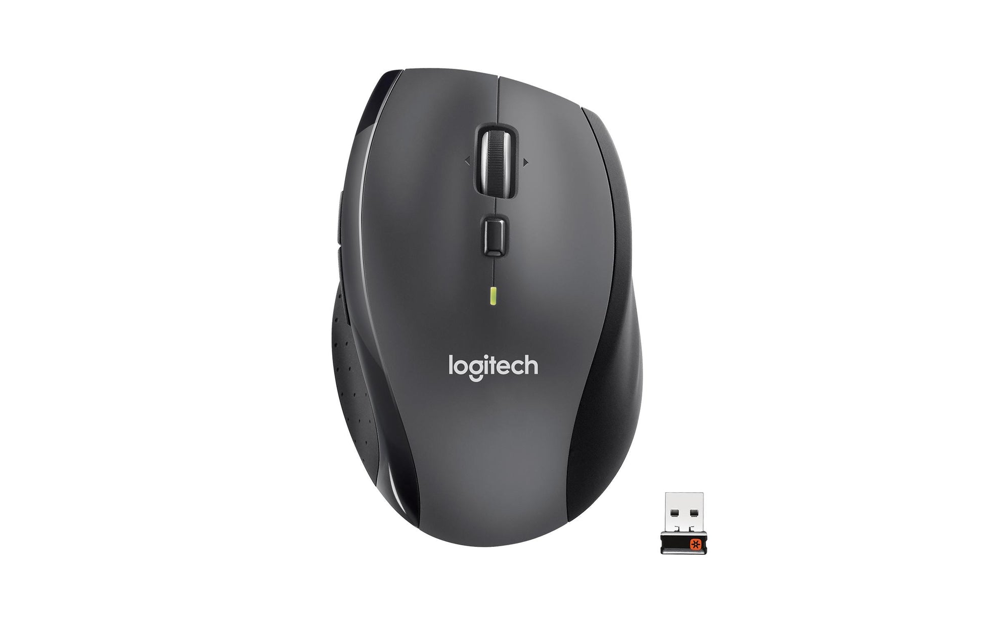 Logitech Marathon M705 – Maus – Kabellos (2,4 GHz), 1000 DPI, rechts, Anthrazit