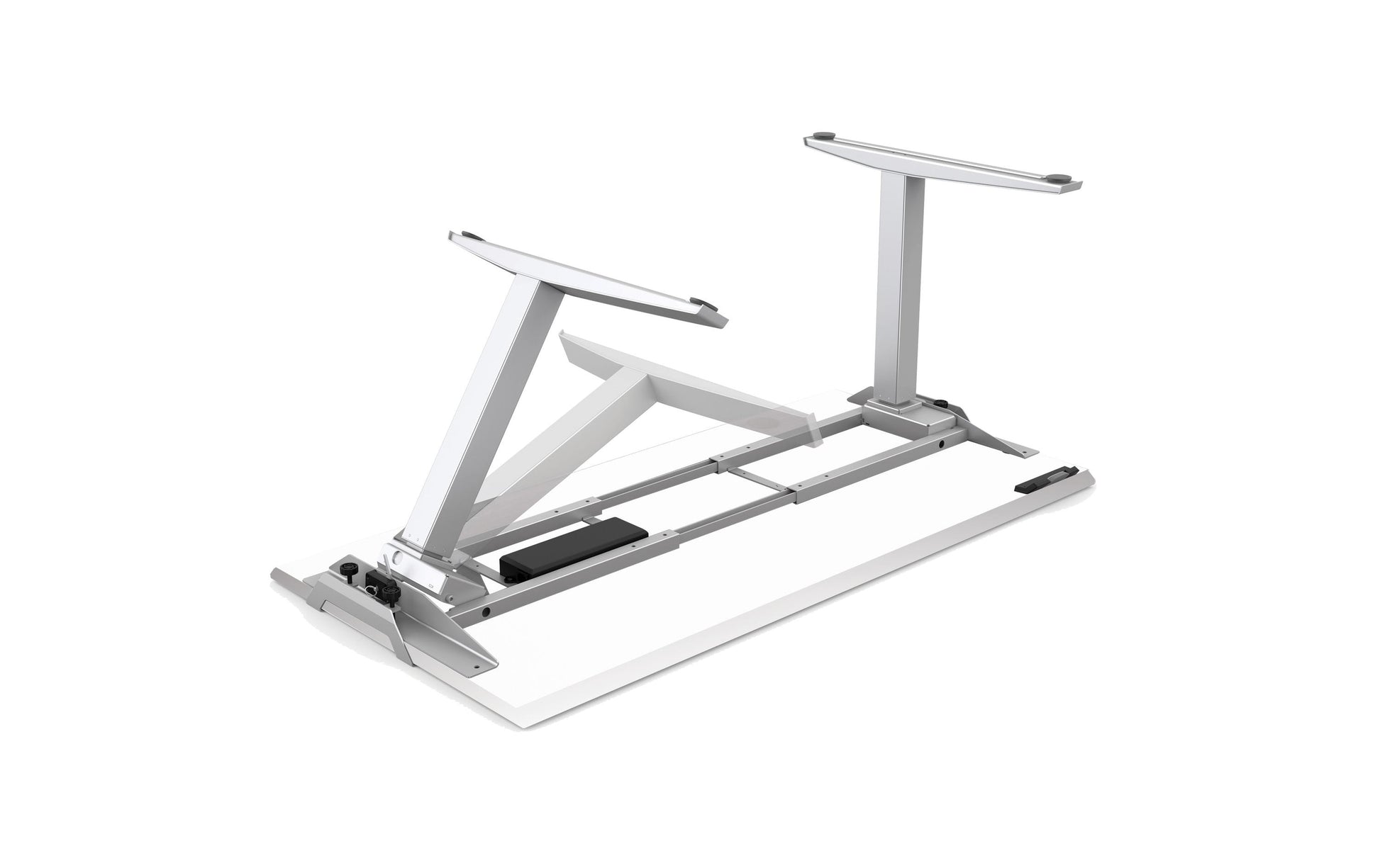 Fellowes Tischplatte – 160 × 80 × 2,5 cm – weiss – für Levado, Cambio