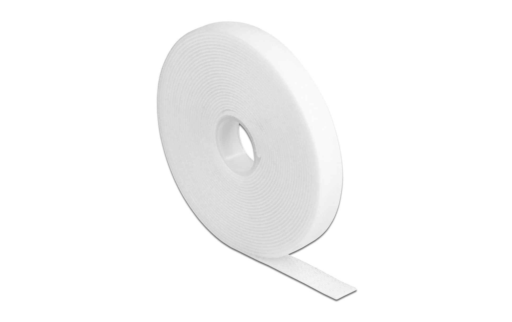 DeLOCK Klettband 5 m × 13 mm, weiss