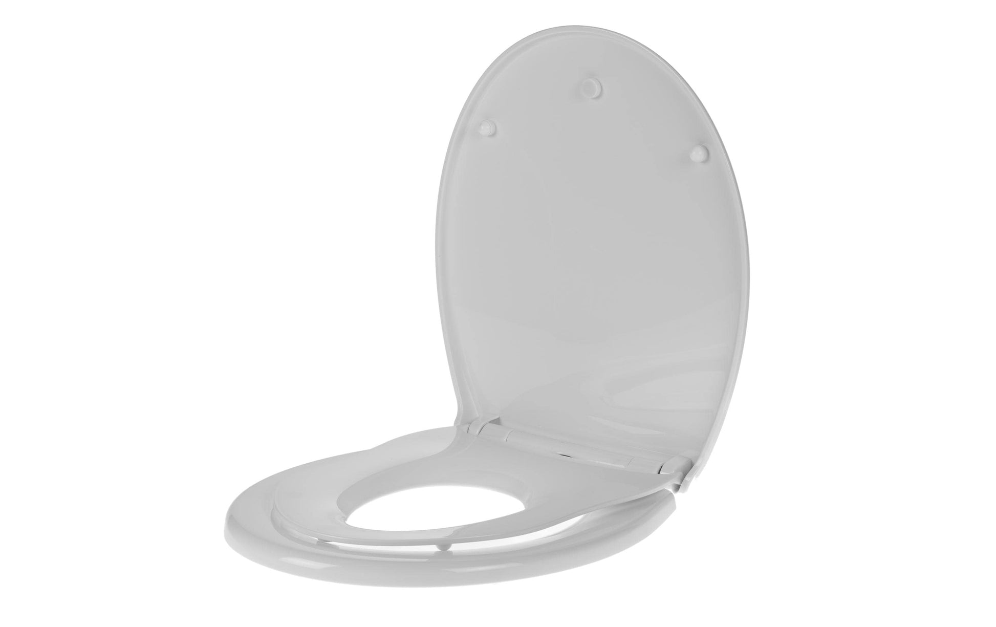 Diaqua WC-Sitz – Polypropylen, weiss, mit Deckel, mit Kindersitzeinlage, 37,1 × 44,8 cm