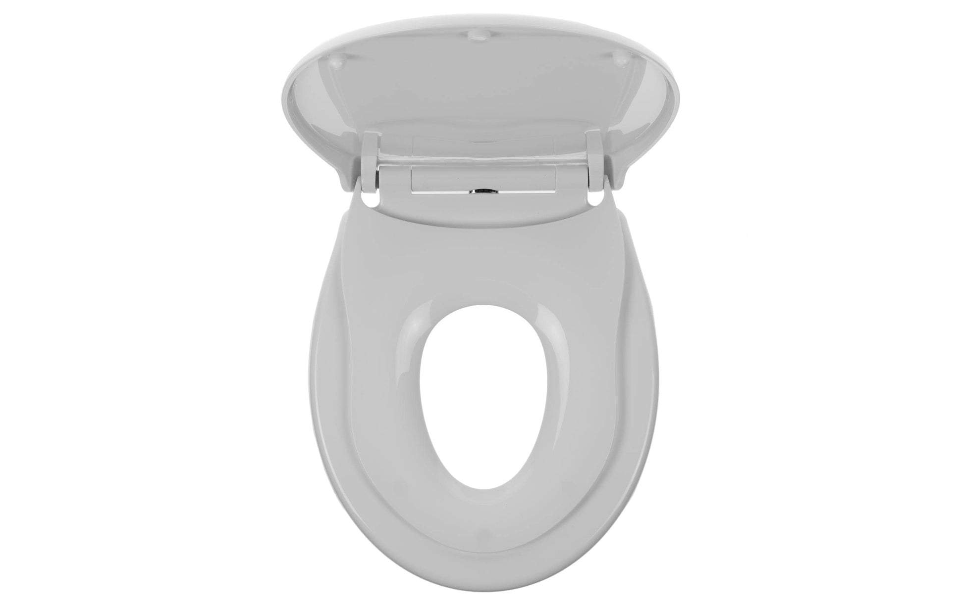 Diaqua WC-Sitz – Polypropylen, weiss, mit Deckel, mit Kindersitzeinlage, 37,1 × 44,8 cm