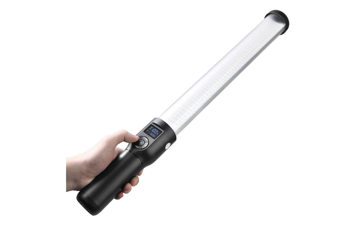 Godox LC500 ICE LED-Leuchtstab – 1200 lux, 3300–5600 K, Akku 2600 mAh – Schwarz