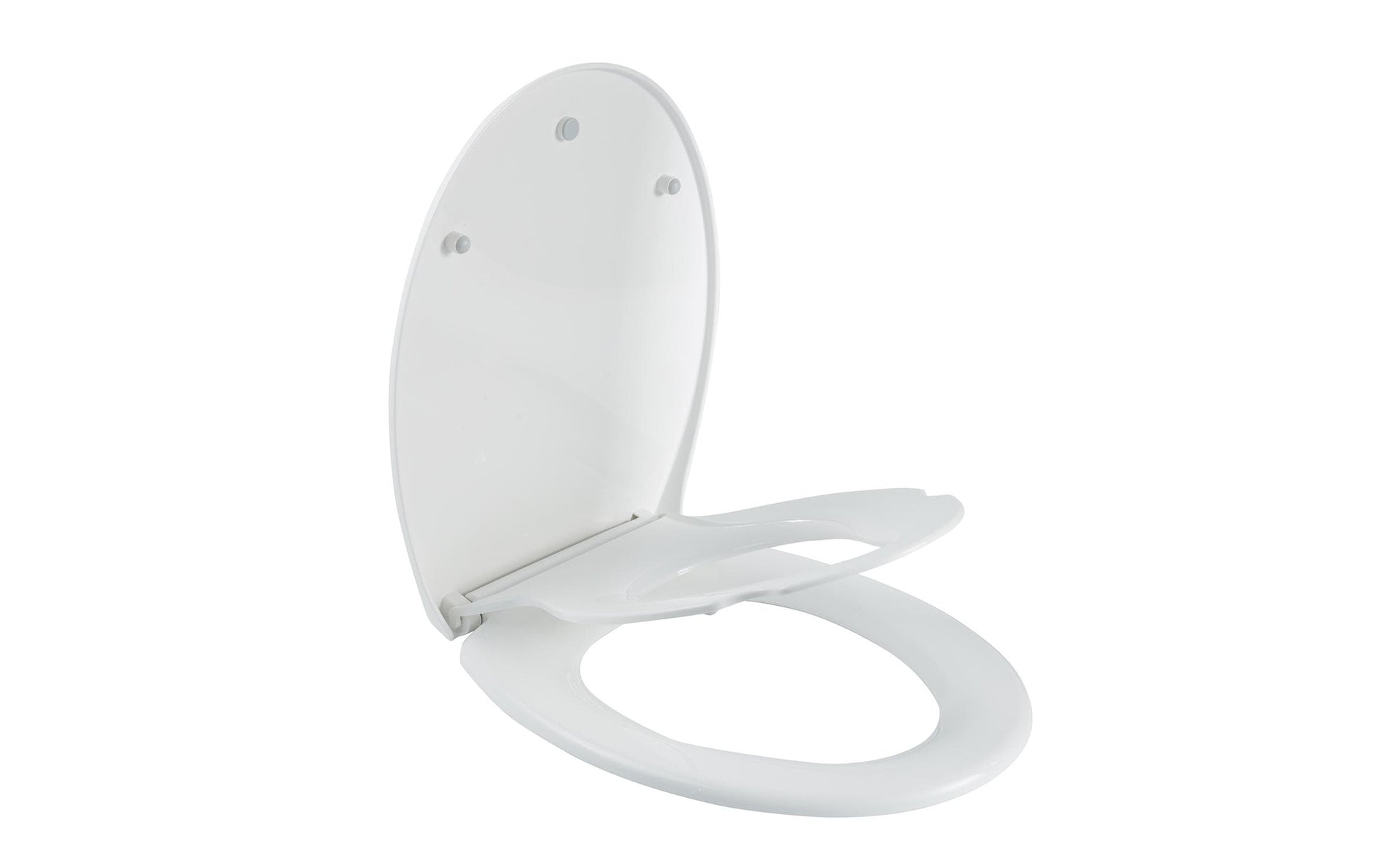 COCON Toilettensitz – Polypropylen, Weiss, Absenkautomatik, mit Kindereinlage, 37,1 × 44,4 × 4,8 cm