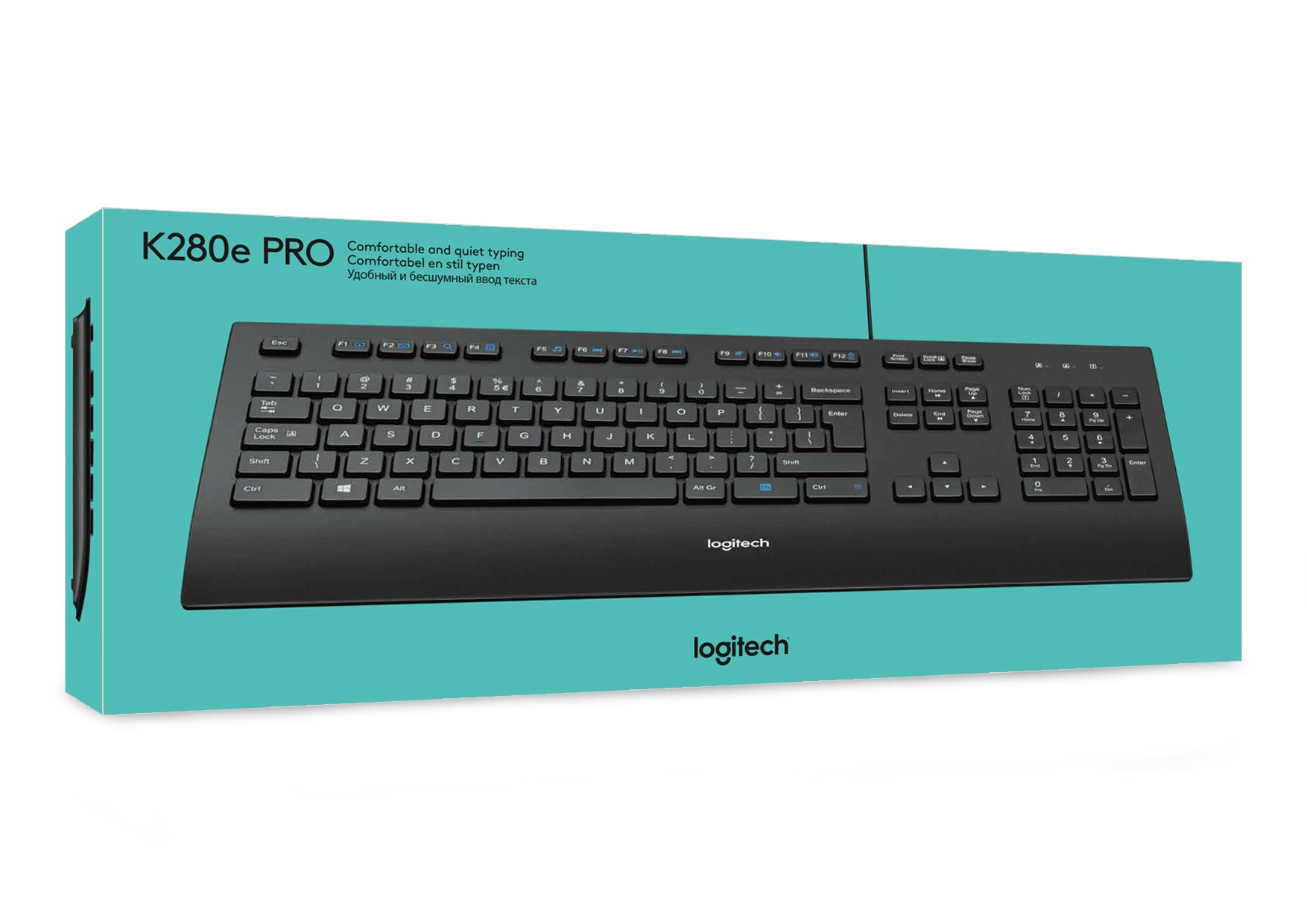 Logitech K280E – Tastatur, kabelgebunden, US-Layout (EN)