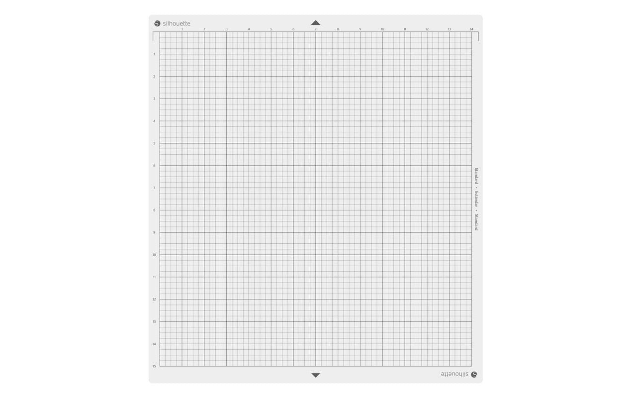 Silhouette Schneidematte Cameo PLUS – 35,6 × 38,1 cm – Schwarz – für Silhouette Cameo Pro MK-II