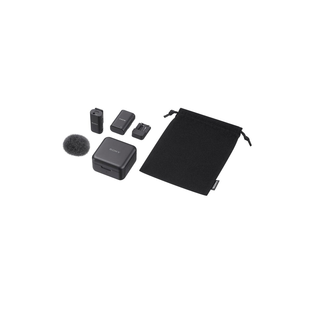 Sony ECM-W3S – Mikrofon, Bluetooth & 3,5 mm, Kugel, Video, Schwarz
