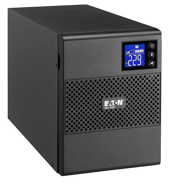 Eaton 5SC USV – 1,0 kVA/700 W, Line-Interaktiv, Rack/Tower, 230 V, 6×C13, C14 Eingang, Blei-Säure, LCD