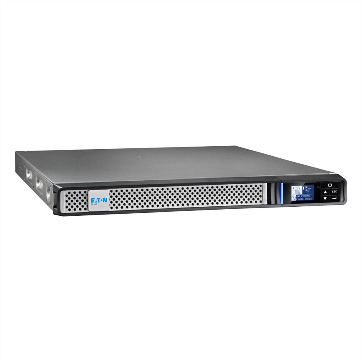 Eaton 5P850IRG2 – USV Line-Interaktiv, 0,9 kVA/680 W, Rack 1U, 4× IEC (C13), VRLA, LCD