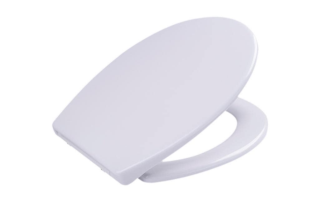 COCON Toilettensitz – Duroplast, weiss, mit Deckel, Absenkautomatik, 37,2 × 44,6 × 5,2 cm