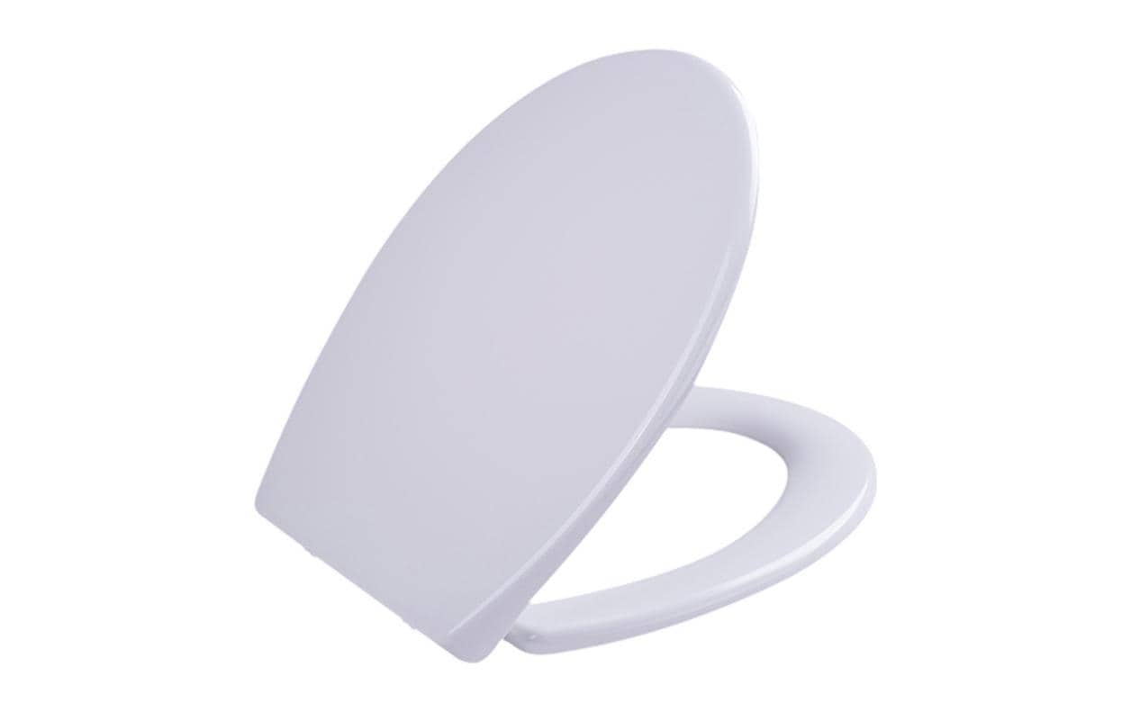 COCON Toilettensitz – Duroplast, weiss, mit Deckel, Absenkautomatik, 37,2 × 44,6 × 5,2 cm