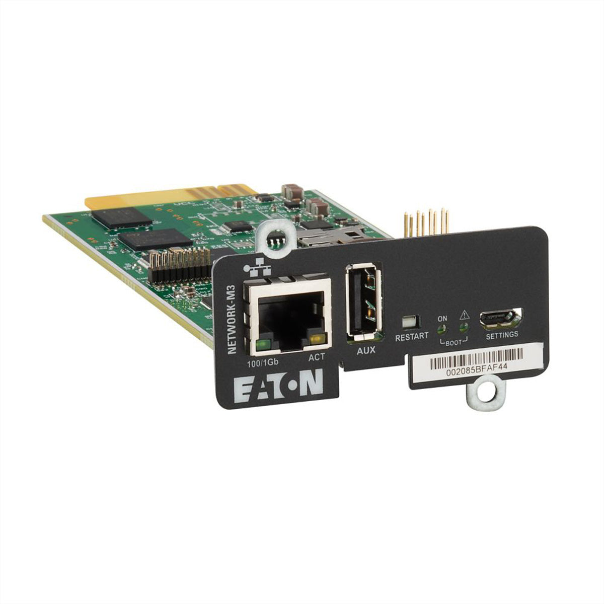Eaton Network-M3 – Netzwerkmodul, Gigabit Ethernet (SNMP), inkl. EMPDT1H1C2, für USV-Serien 5P, 5PX, 9PX, 93PM