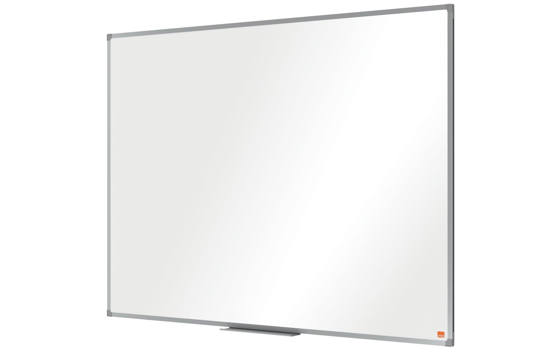 Nobo Whiteboard – 120 × 90 cm, lackierter Stahl, magnetisch, Aluminiumrahmen, Wandmontage, inkl. Stifteablage