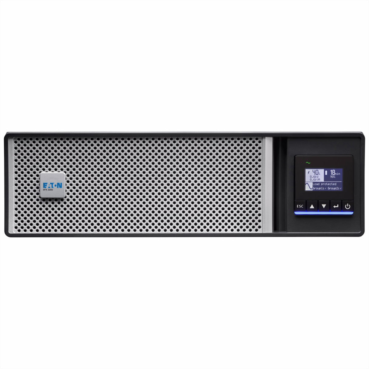 Eaton 5PX 2200i RT3U G2 – USV, Line-Interactive, 2,2 kVA/2,2 kW, 1-phasig, Rack/Tower, 3U, 230 V, Blei-Säure
