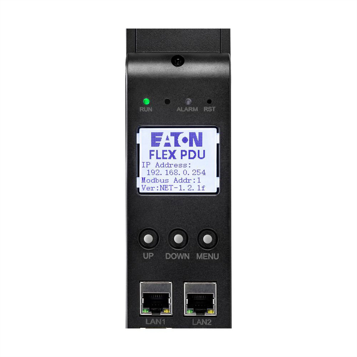 Eaton FlexPDU G2 Metered PDU 3,7 kW – 1U – Eingang IEC C20 16A, C13×8, 2,5 m Kabel – Schwarz