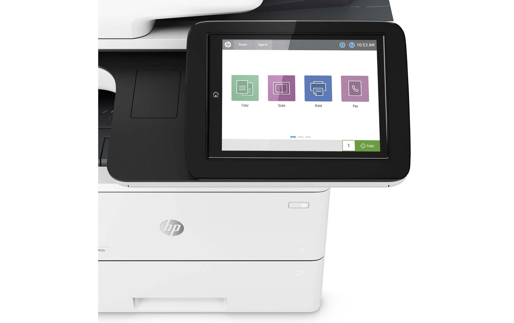 HP LASERJET ENTERPRISE M528DN – S/W Laser-MFP A4, 3-in-1 – LAN – Duplex – 43 Seiten/Min S/W