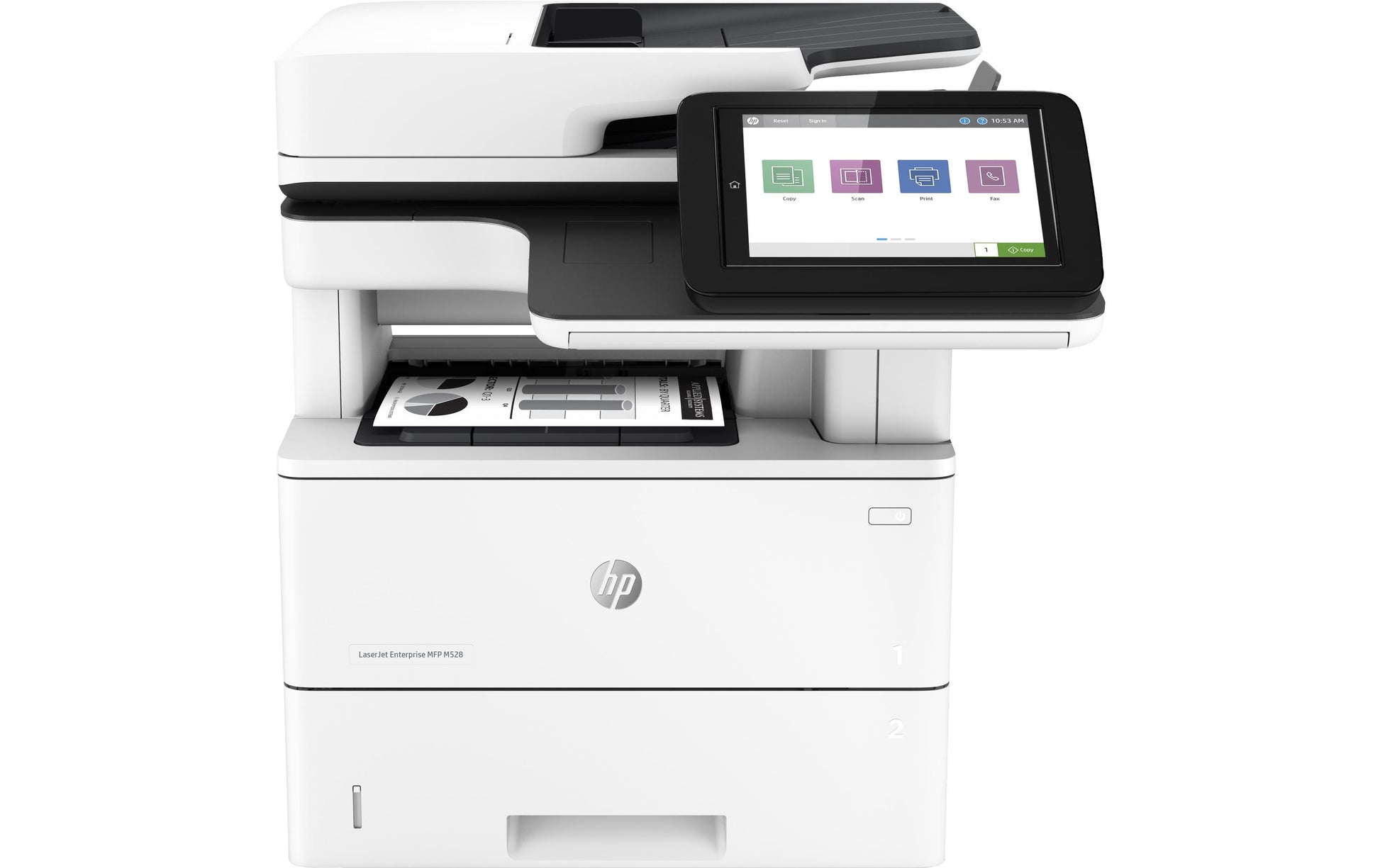 HP LASERJET ENTERPRISE M528DN – S/W Laser-MFP A4, 3-in-1 – LAN – Duplex – 43 Seiten/Min S/W