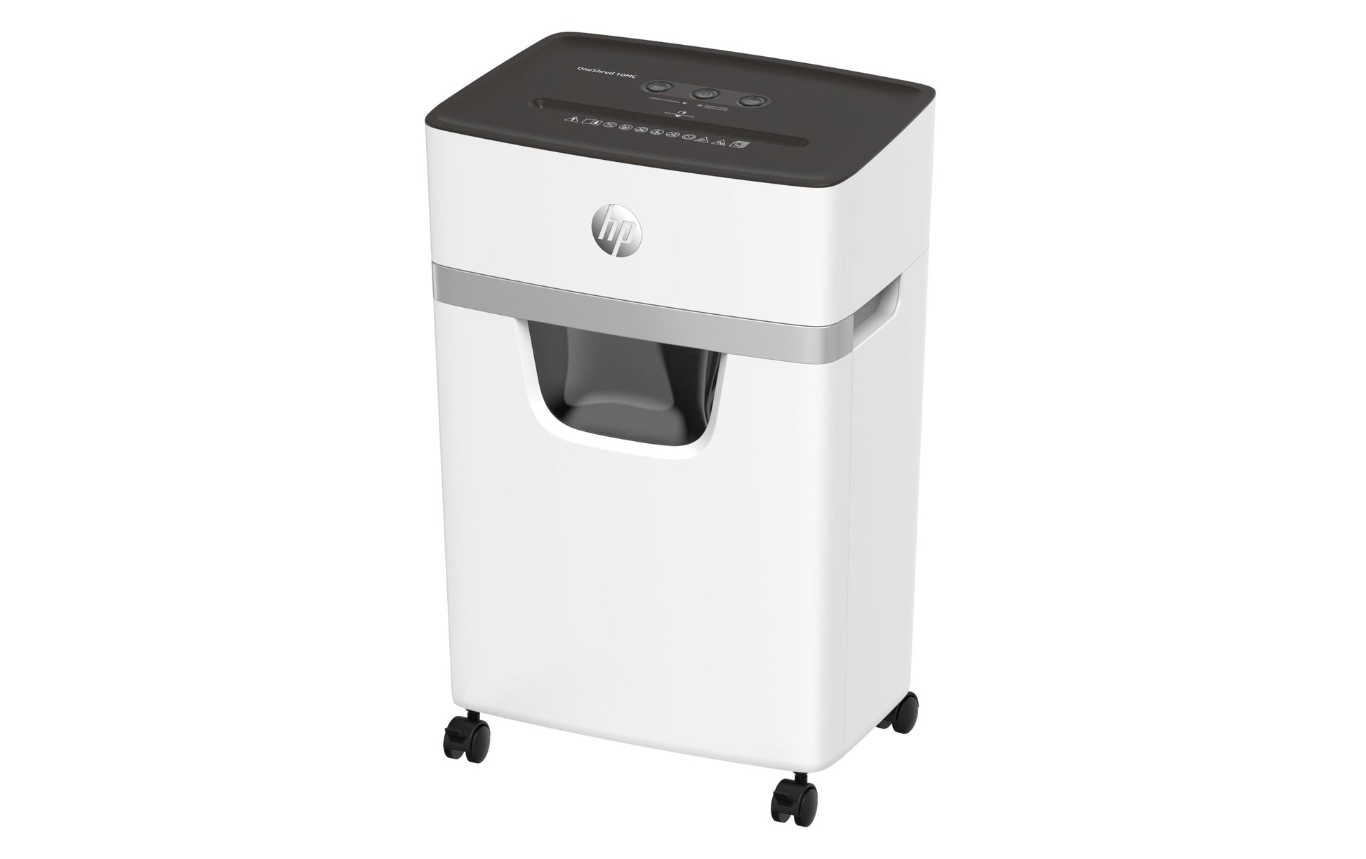 HP OneShred 10MC – Aktenvernichter, DIN P-5, Mikroschnitt 2 × 15 mm, 10 Blatt, 20 l