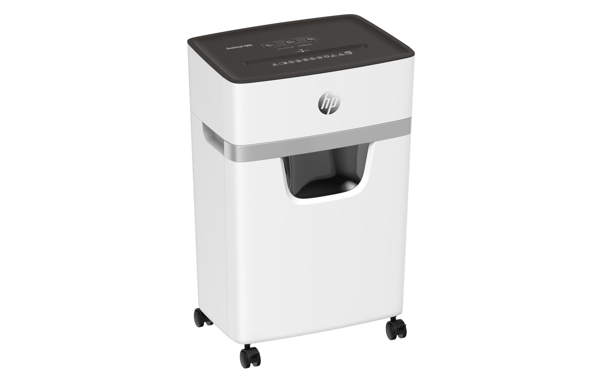 HP OneShred 10MC – Aktenvernichter, DIN P-5, Mikroschnitt 2 × 15 mm, 10 Blatt, 20 l