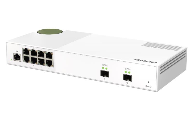 QNAP QSW-M2108-2S – Managed L2 Switch – 8× 2.5G, 2× SFP+, Desktop