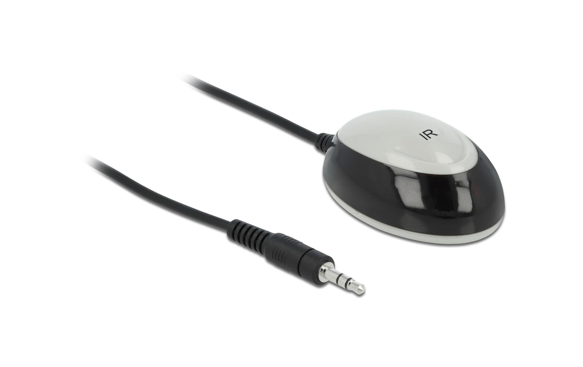DeLOCK KVM-Extender-Empfänger (RX) – IR-Empfänger, 3,5 mm Klinke, 125 cm, kabellos – für Delock-Modelle (z. B.